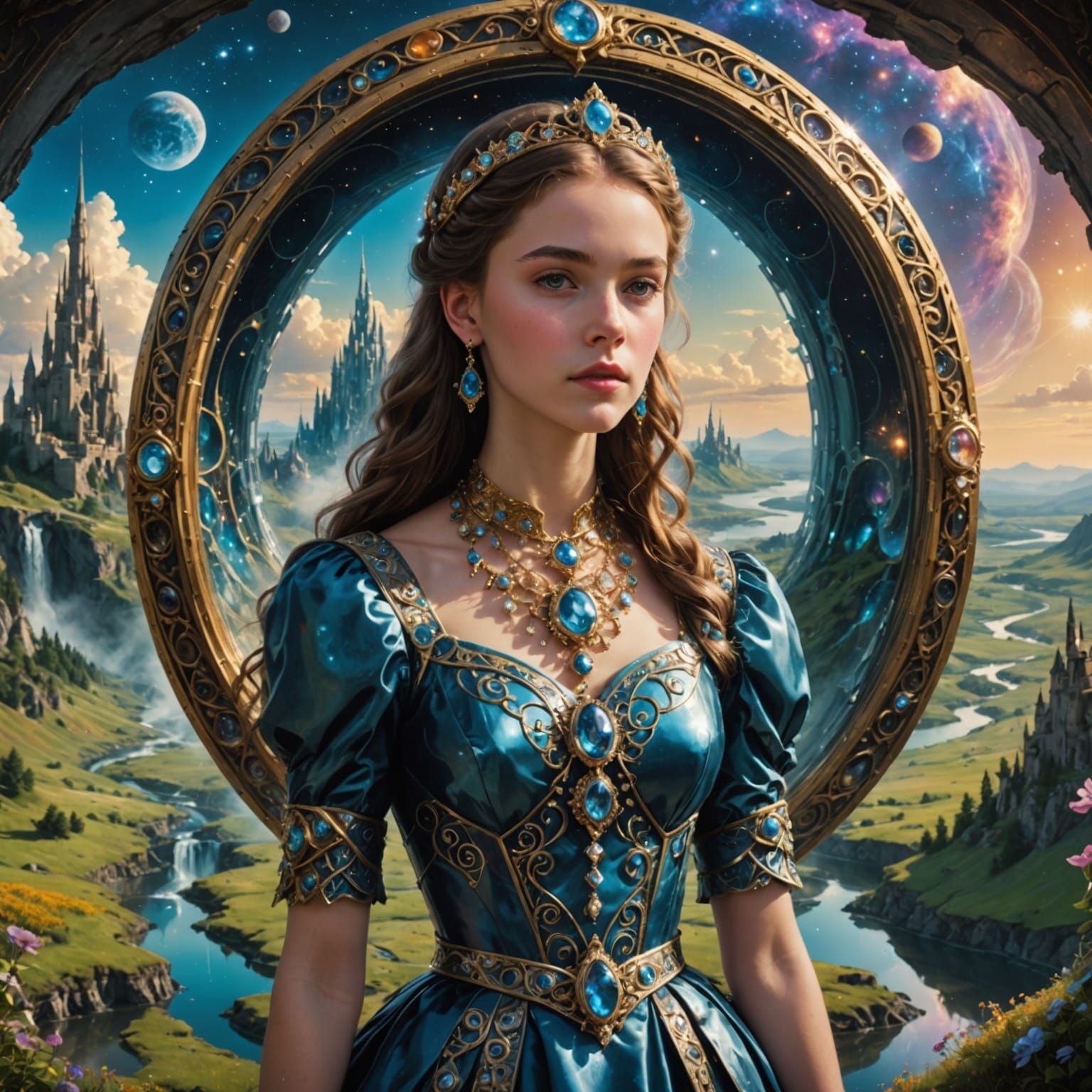 Princess Emerges From Wormhole