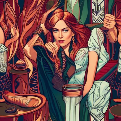 Seamless Bohemian Pattern Design