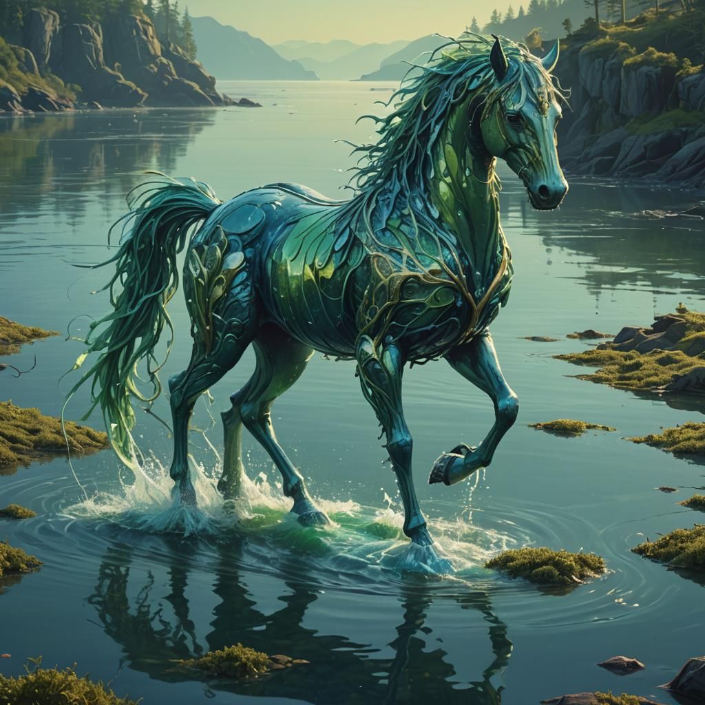 Stunning Water Fae in Iridescent Hues, Inspired by Fantasy C...