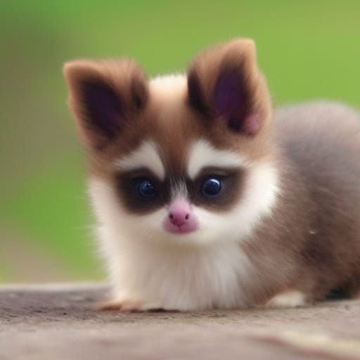 Adorable Hybrid Animal Illustration