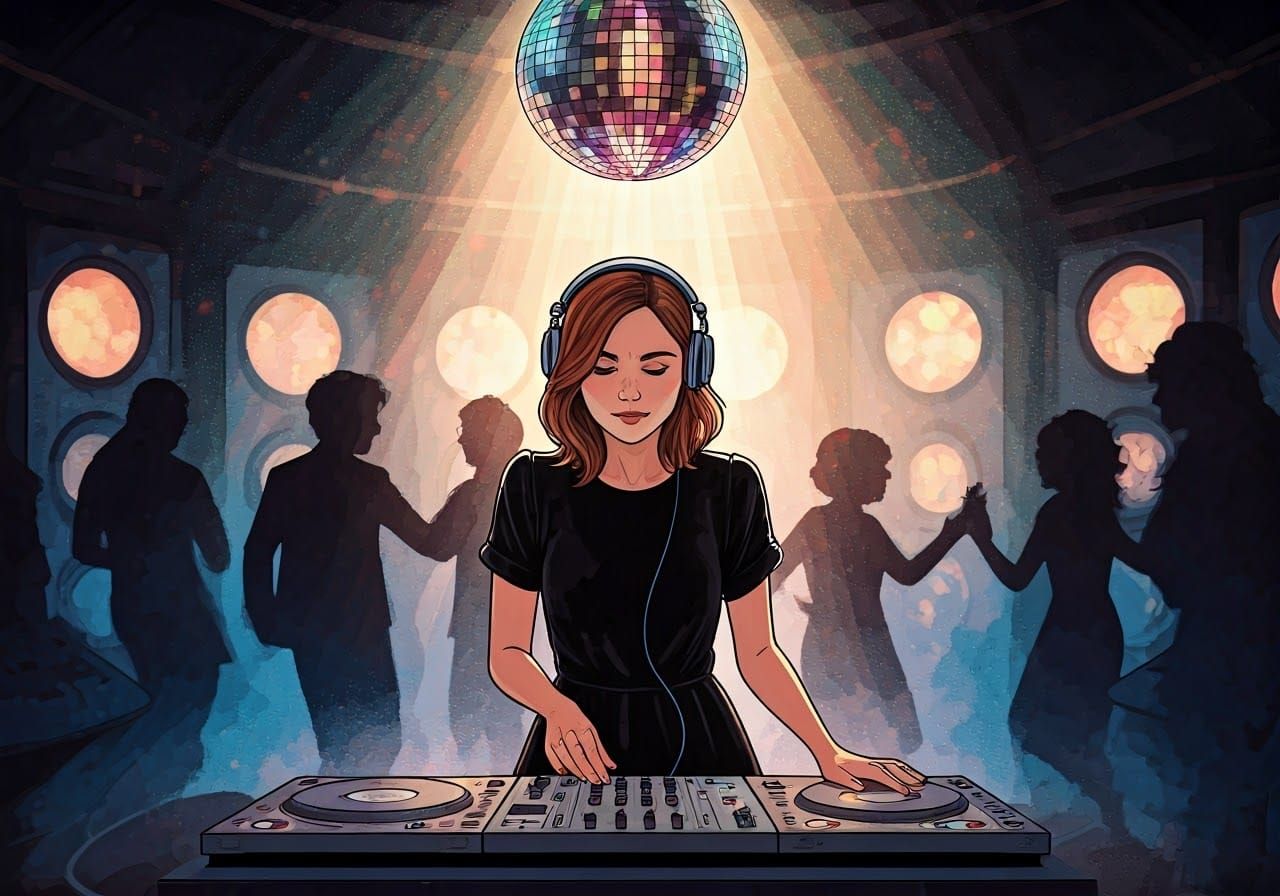 Clara Oswald Spins DJ Tracks Inside the TARDIS