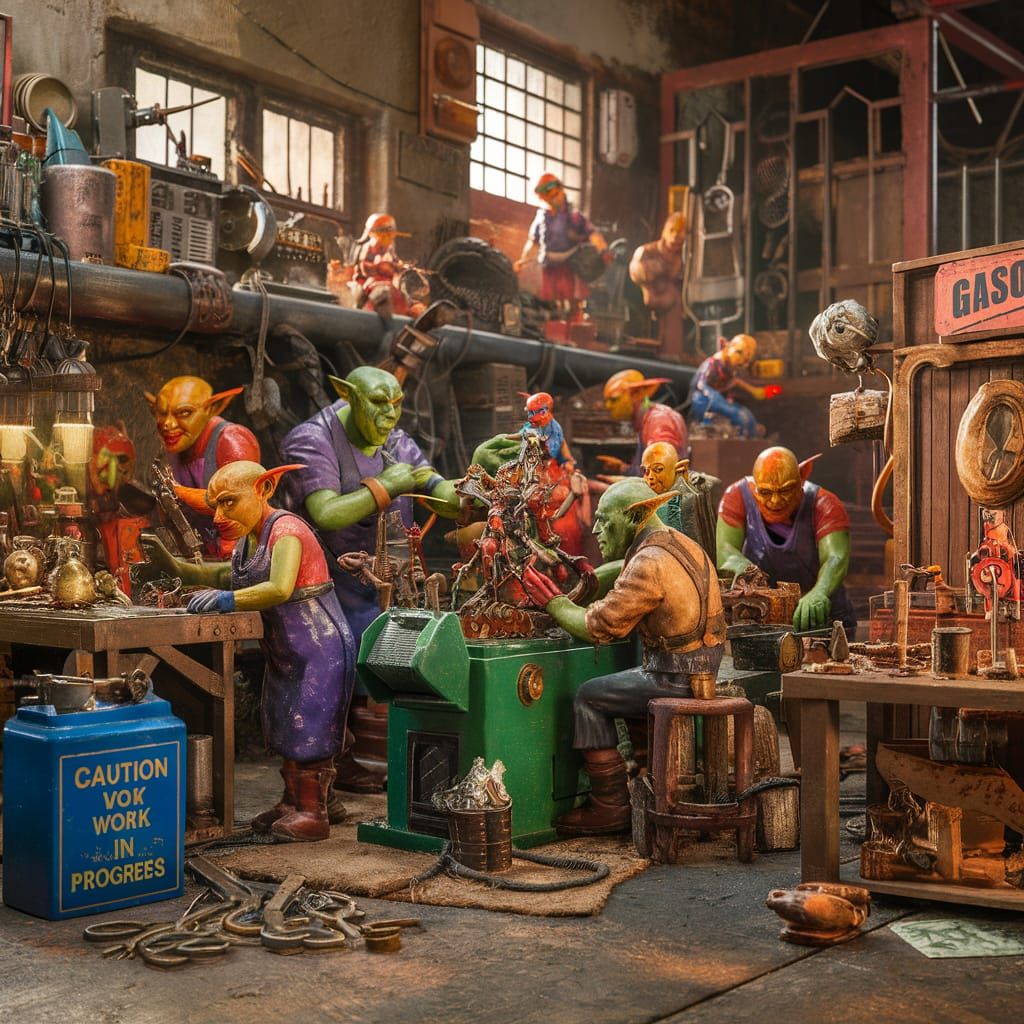 A GOBLIN WORKSHOP.