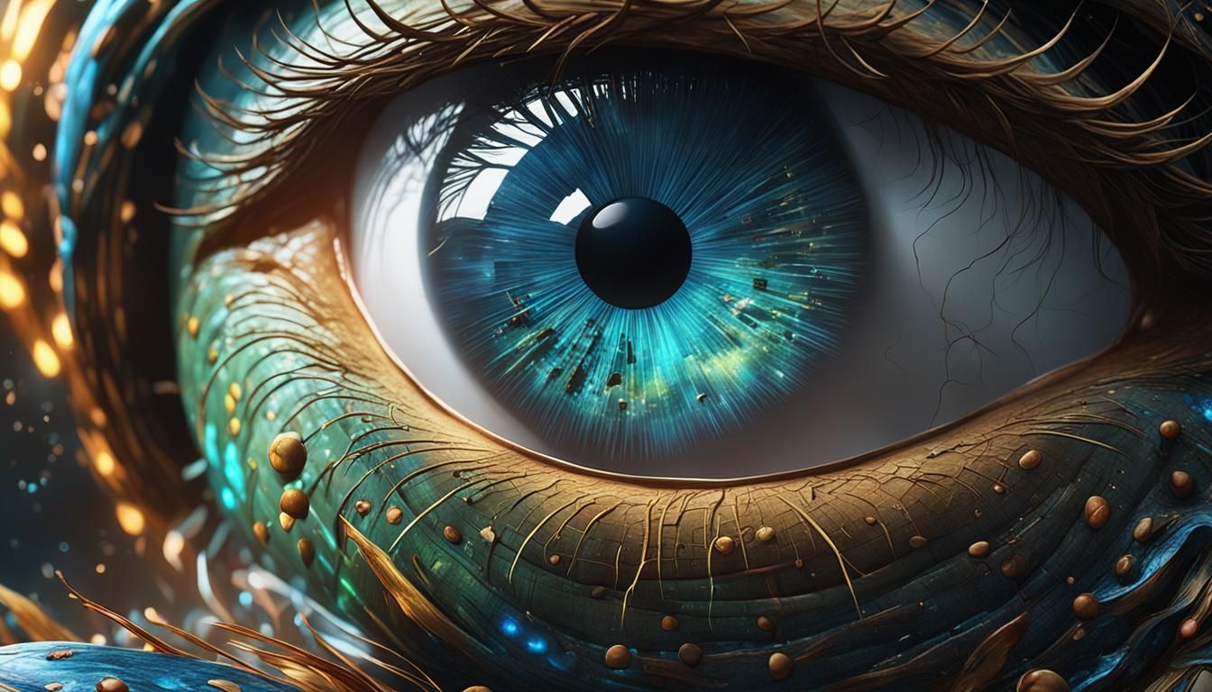 Coconut Cyborg in Cinematic Hyperrealism