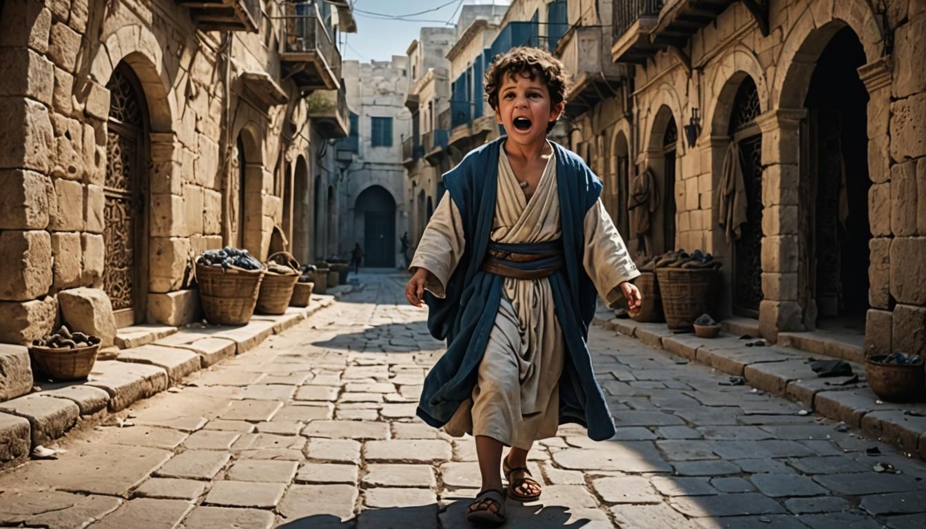 Tantrum in Jerusalem: 1st Century Digital Matte Painting