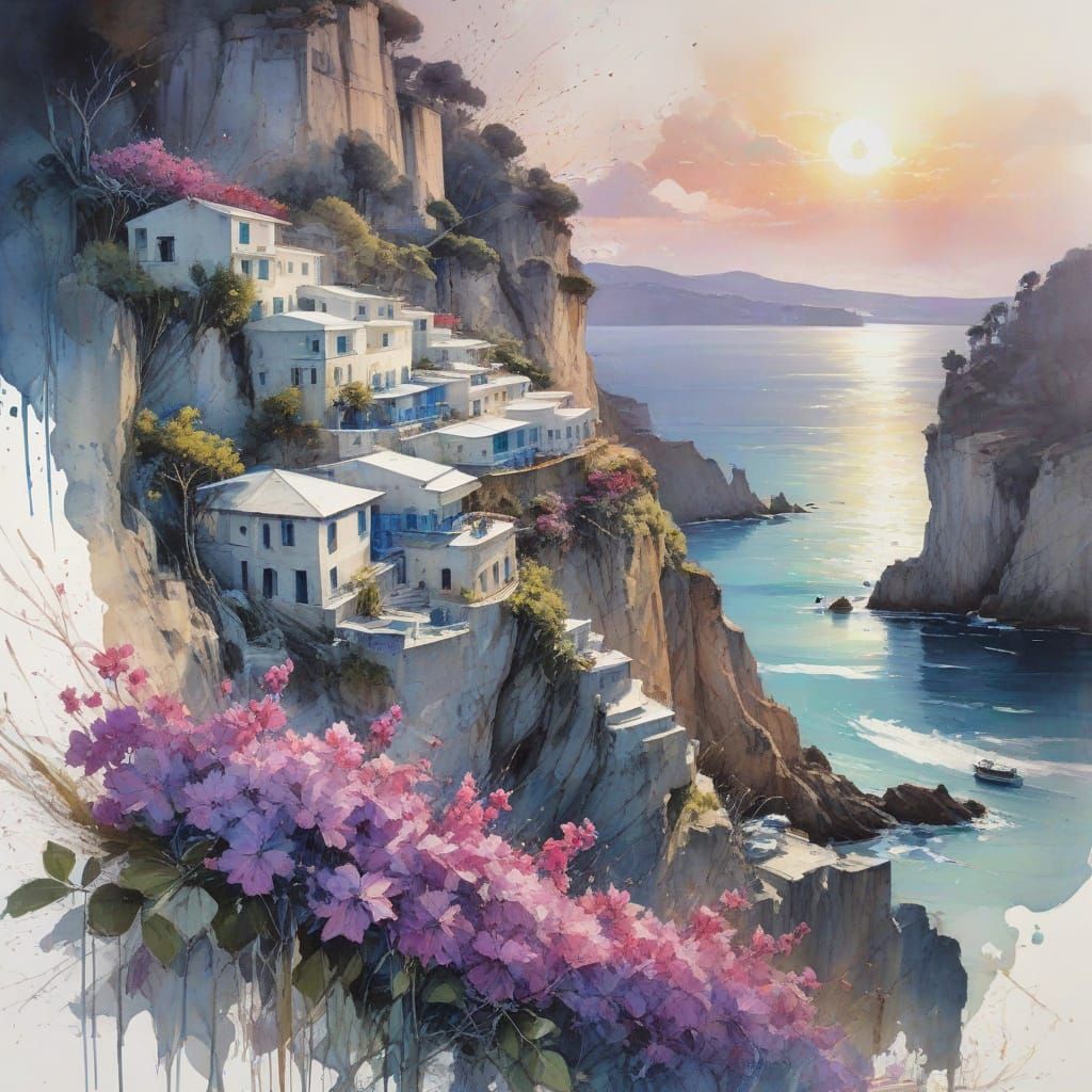 Villas on Sapphire Bay at Tuscan Sunset