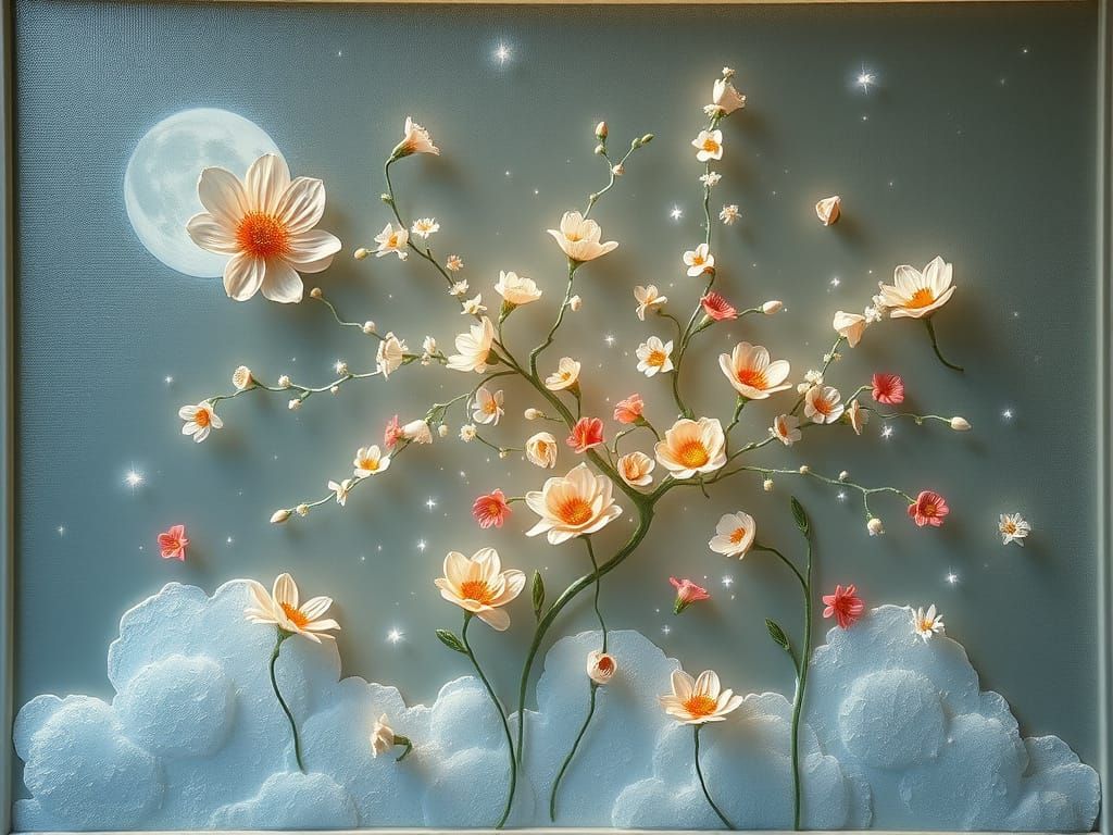 Ethereal Dreamscape: Fading Fantasy Gum Sculpture