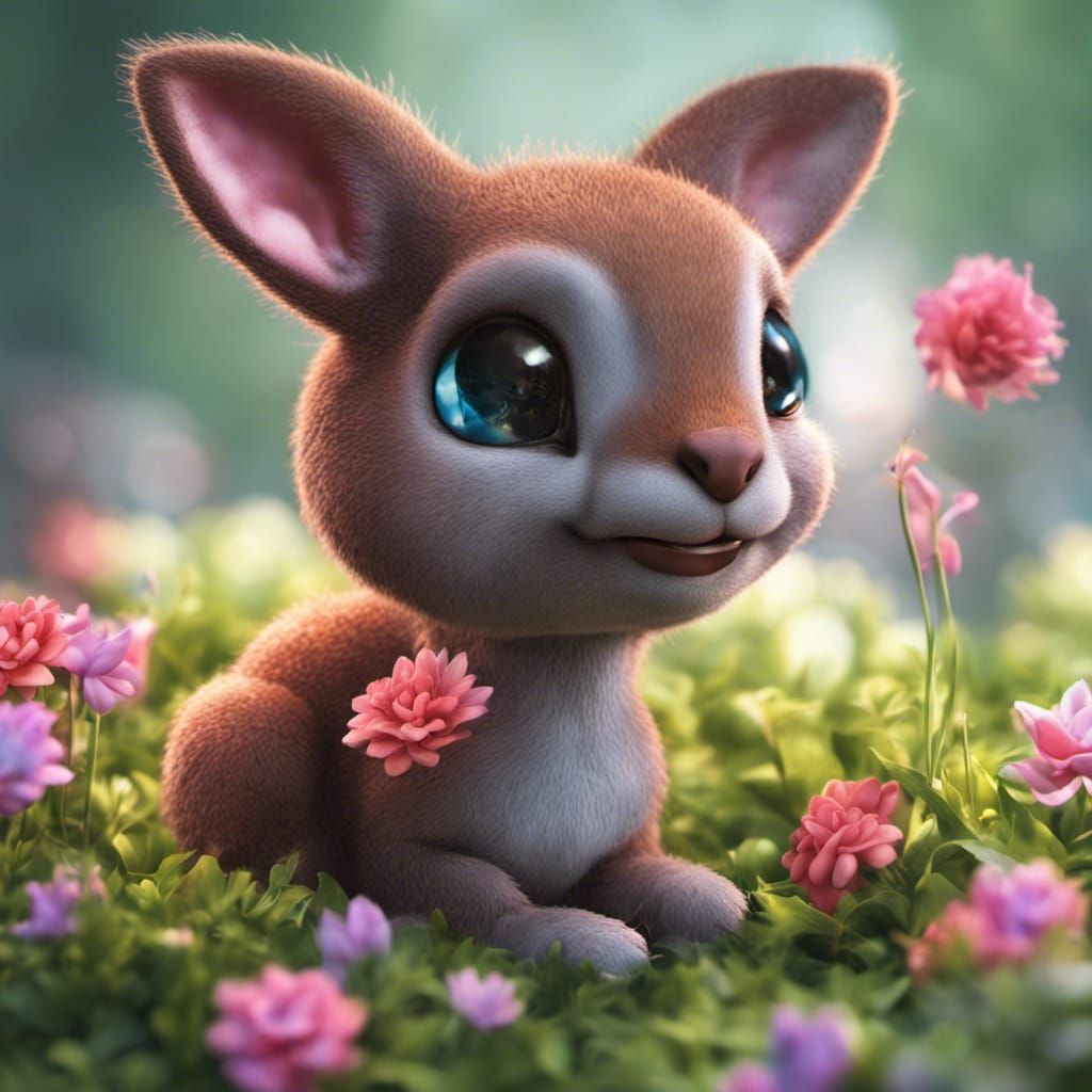 Kangareer - Deengaroo : Deer Kangaroo Hybrid Animal