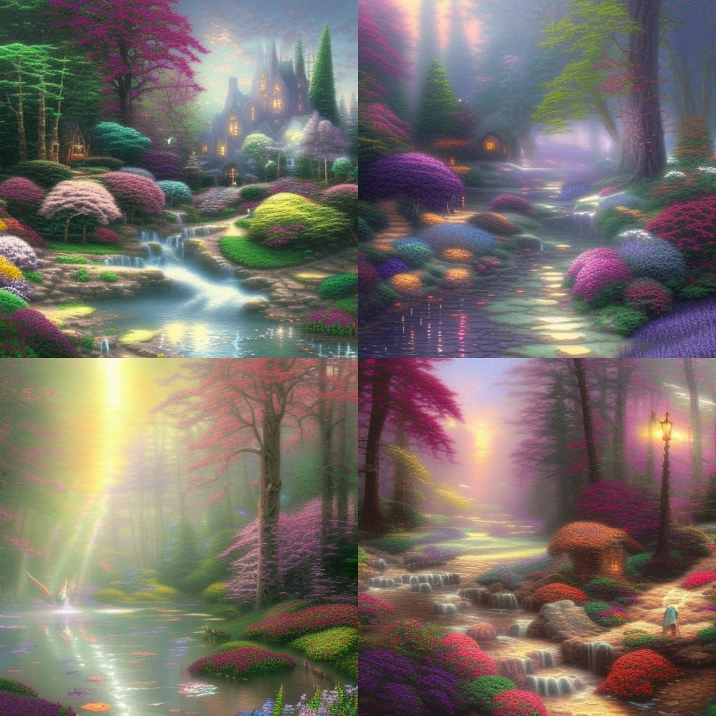 Ethereal Fantasy Scene: Love Yourself First