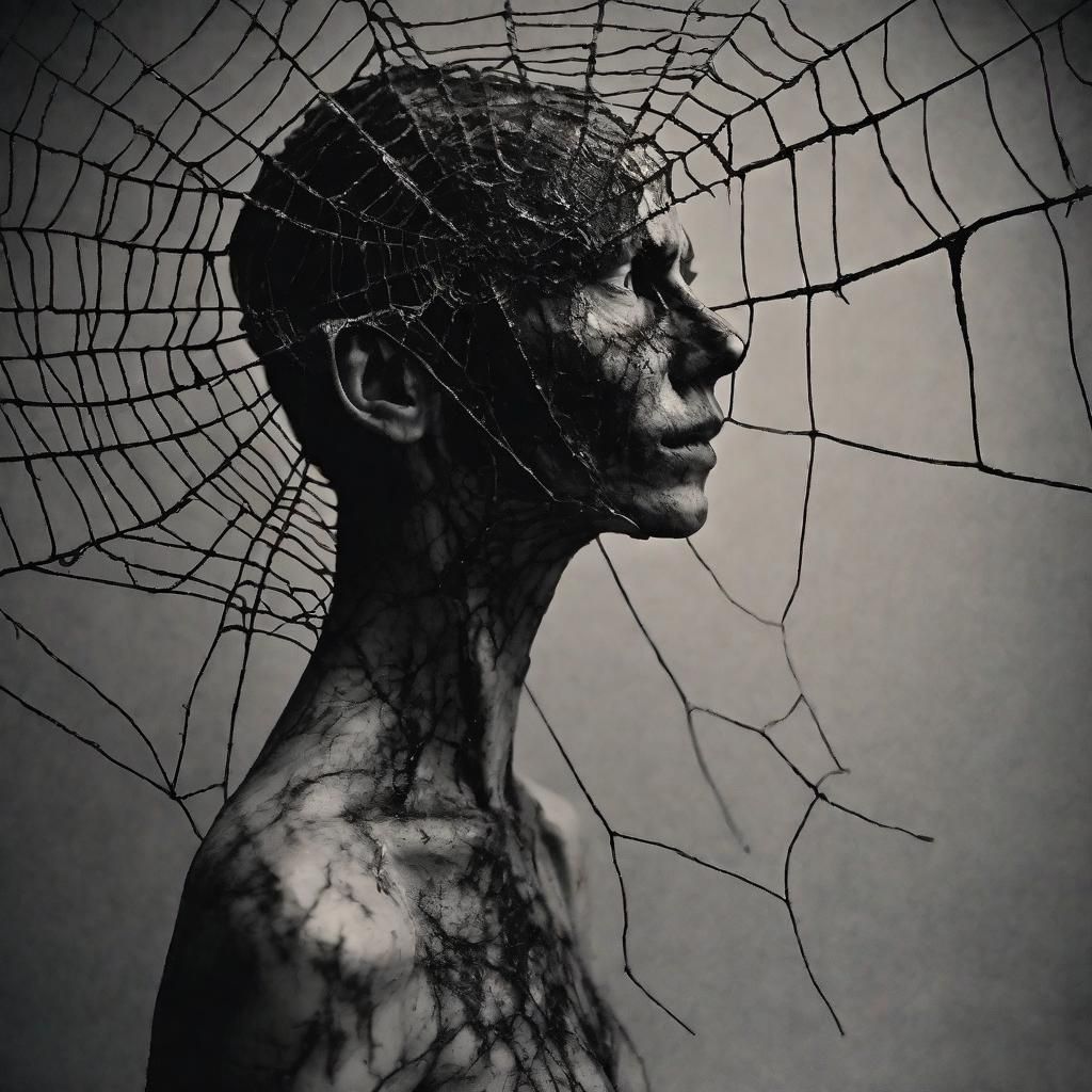 Surreal Depiction of Existential Isolation and Dread