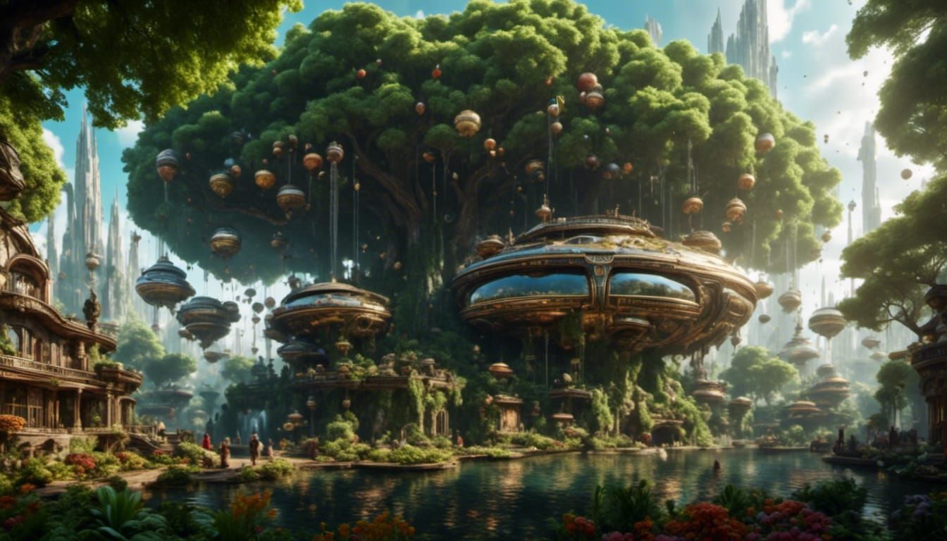 Futuristic Tree Village: Circular Architecture in Rainforest
