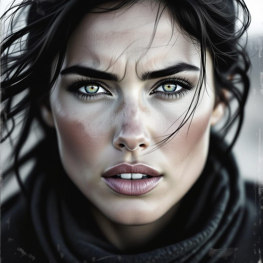 Women Running: Hauntingly Beautiful Black and White Photo