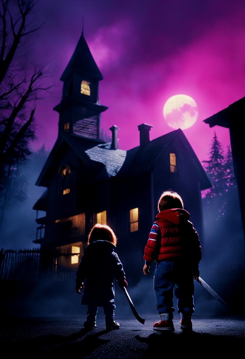 Chucky from Child's Play: Cinematic Film Still