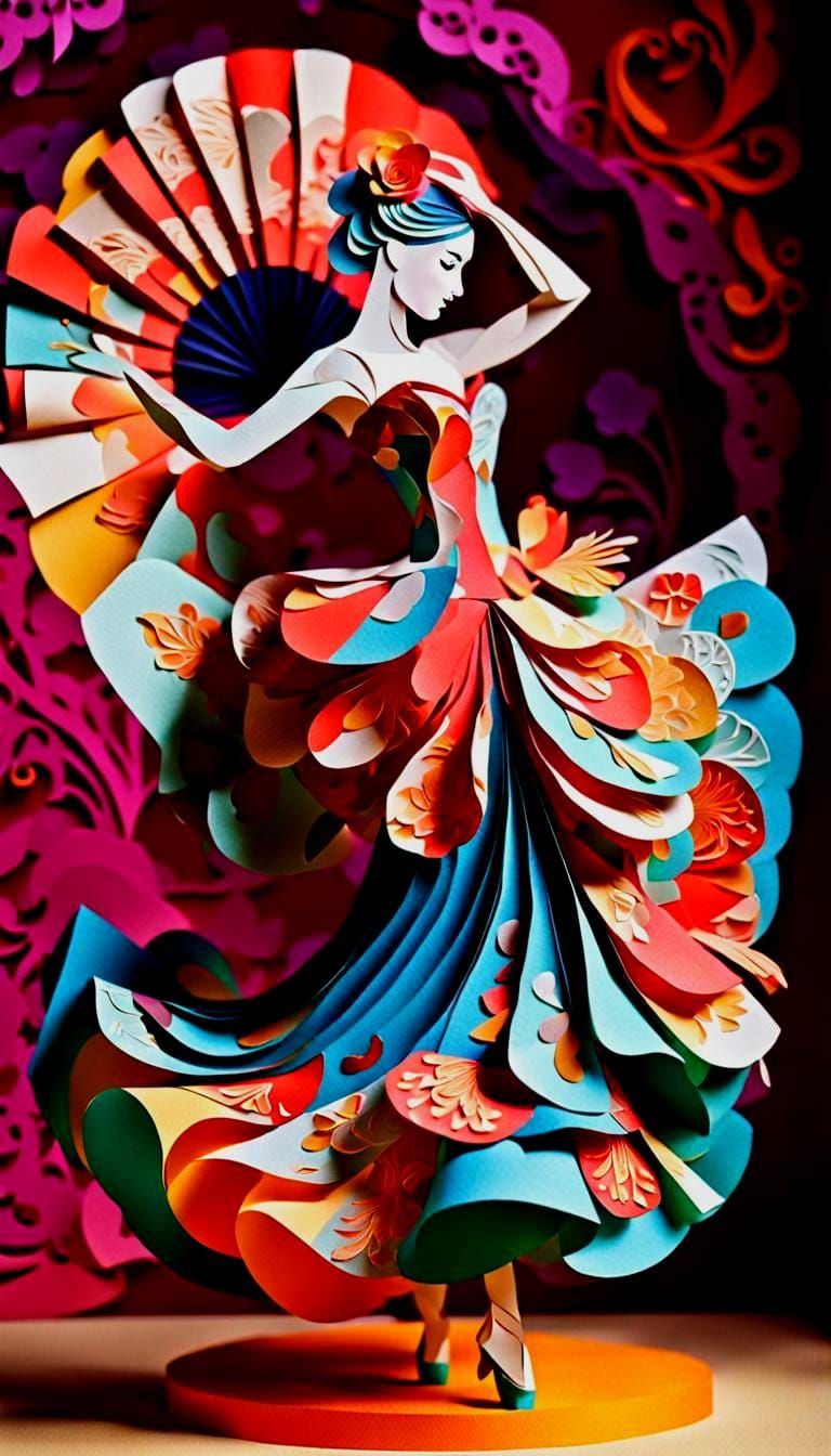 Rococo Flamenco Dancer