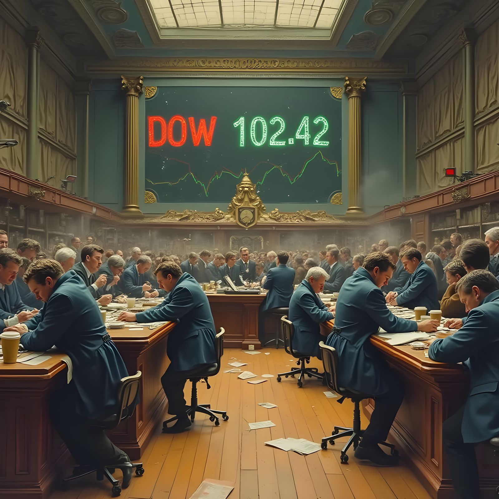 Stock Traders in Despair at 1982 Market Low