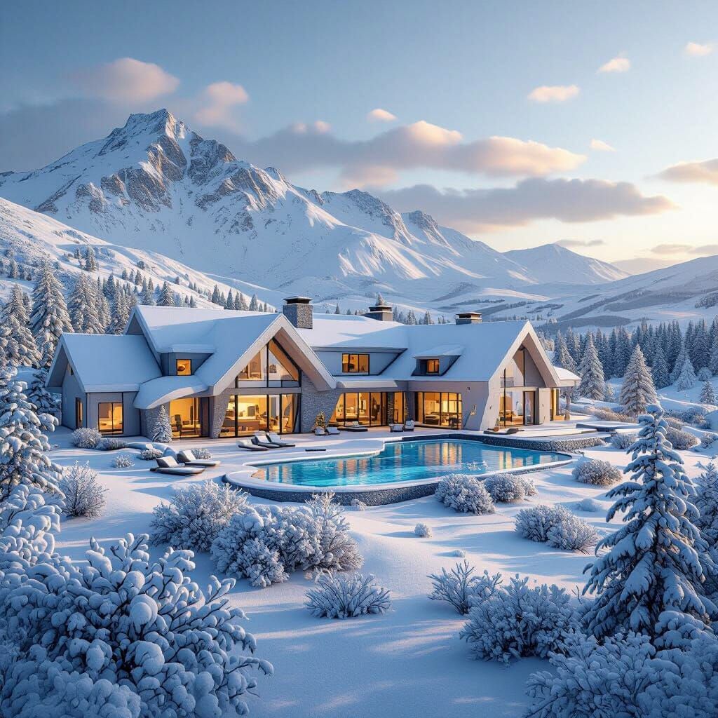 Highland Landscape 3D Render