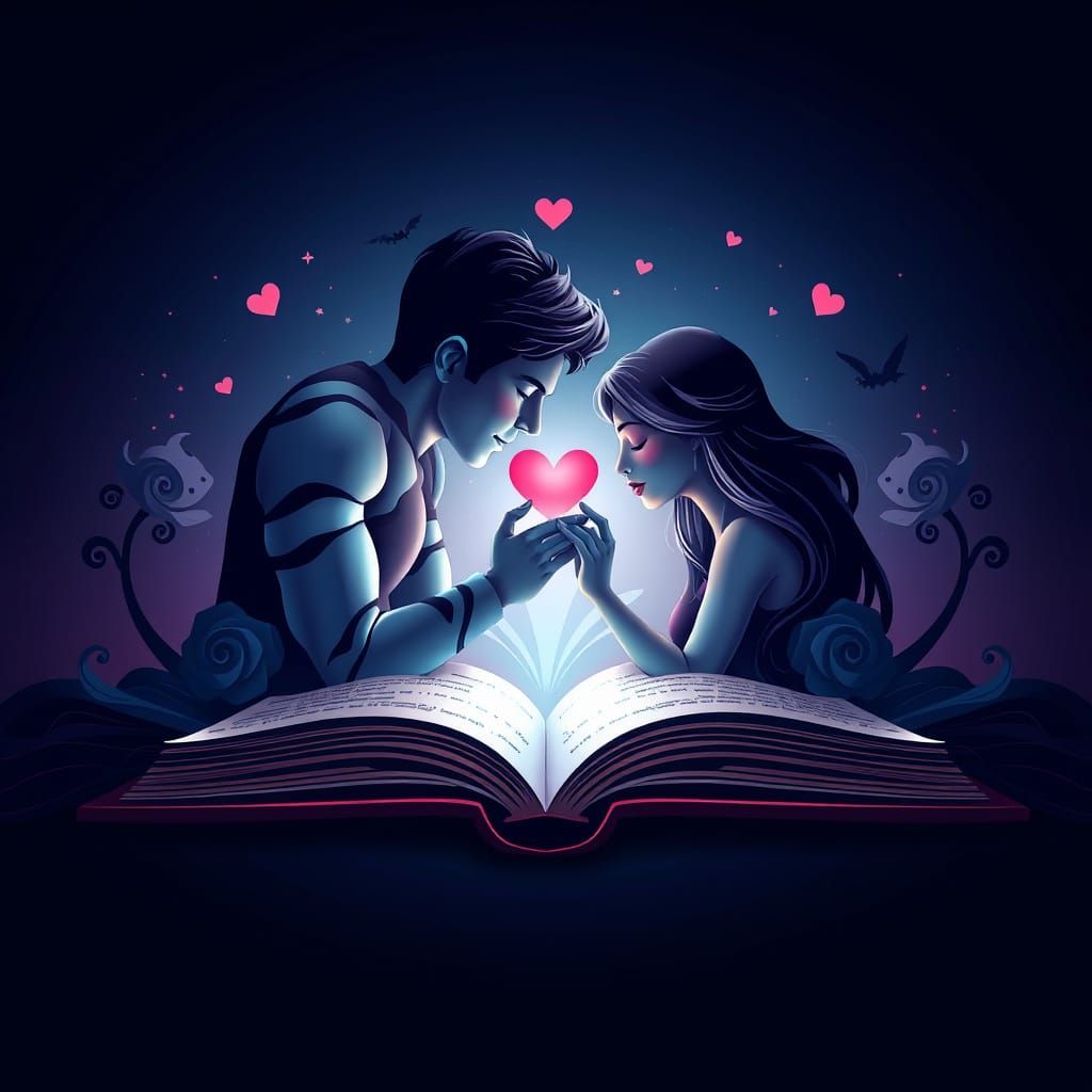 Surreal Love Story Unfolds in an Open Book Optical Illusion ...