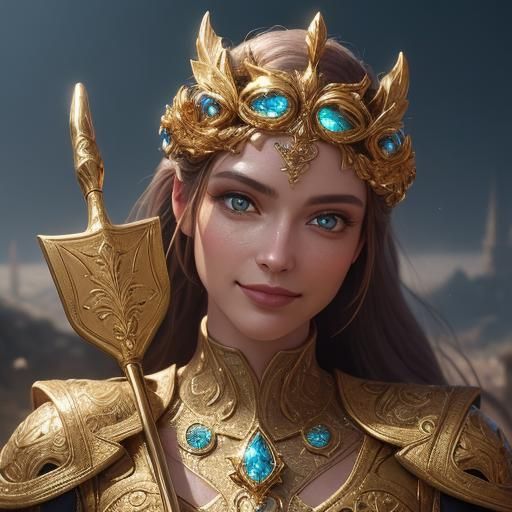 Golden Shovel Bouncing, Art Nouveau Concept Art