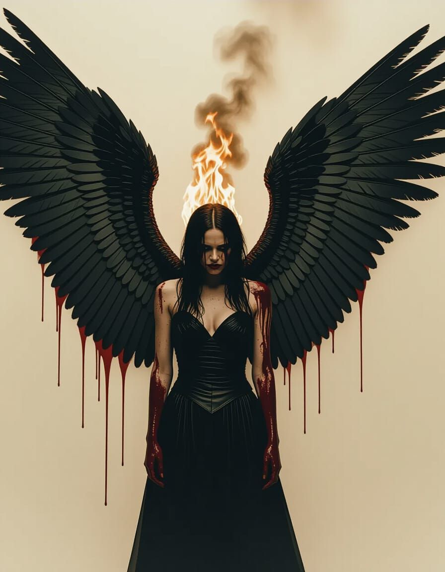 Fallen Angel's Flaming Aura of Torment