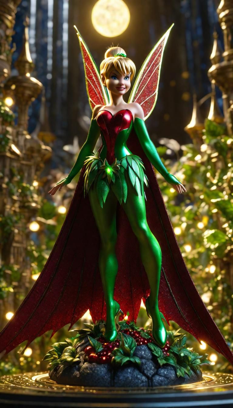 Tinkerbell as Spawn in Hyperrealistic 4K 3D