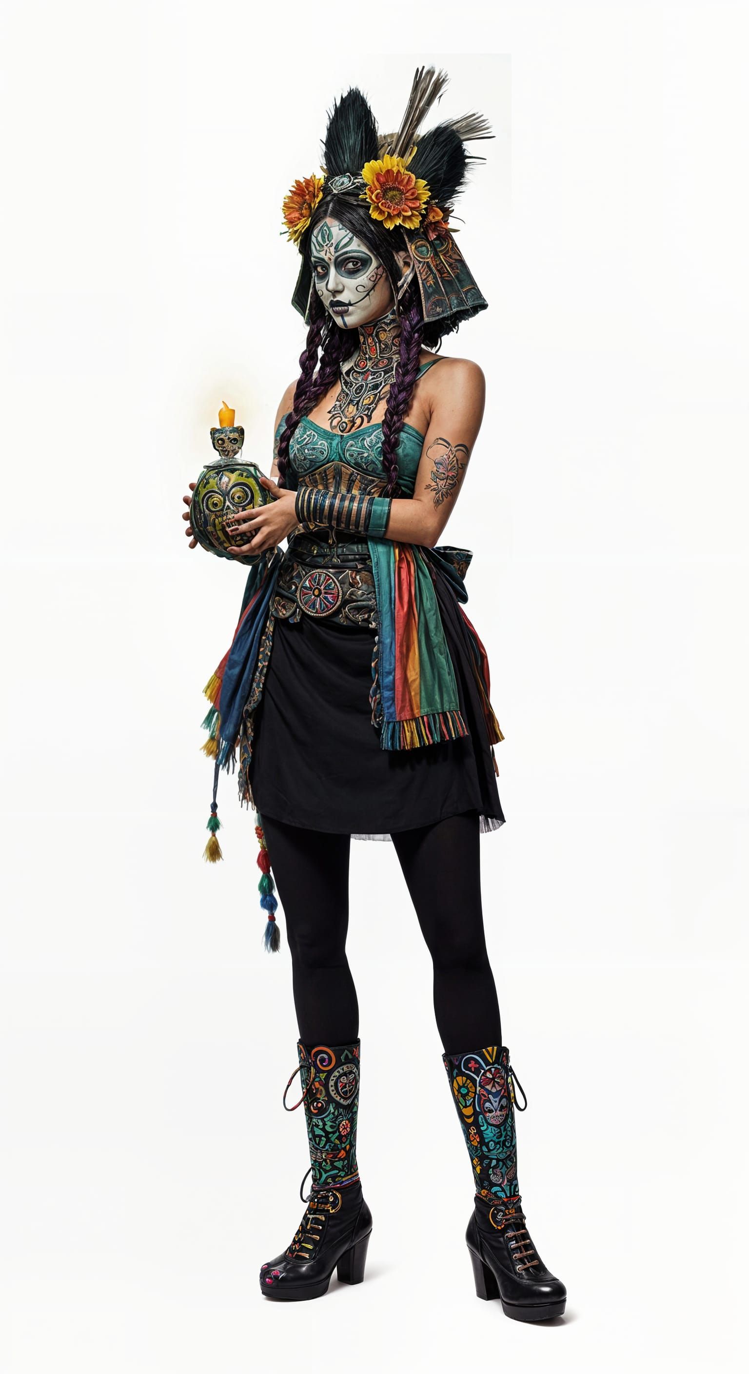 Ahsoka Tano as Día de los Muertos Goddess