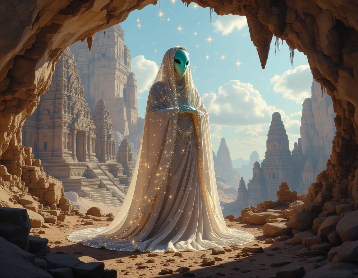 Fireagate Speleothem in Sparklecloth-with-Fairylights Karst ...