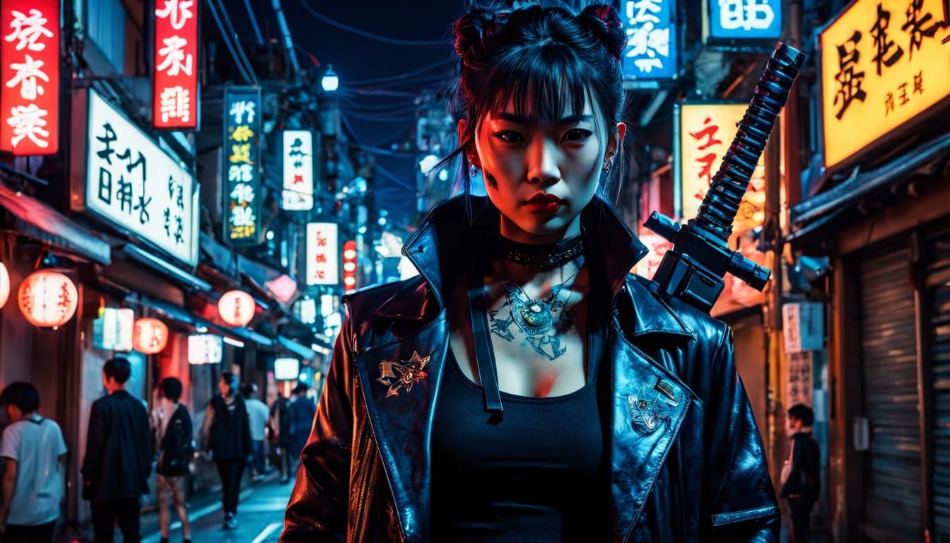 Vampire Bounty Hunter in Yakuza Style, Comic Art