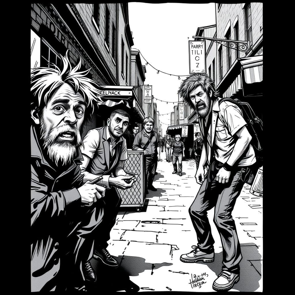 Rowdy Outcasts in a Gritty Urban Setting