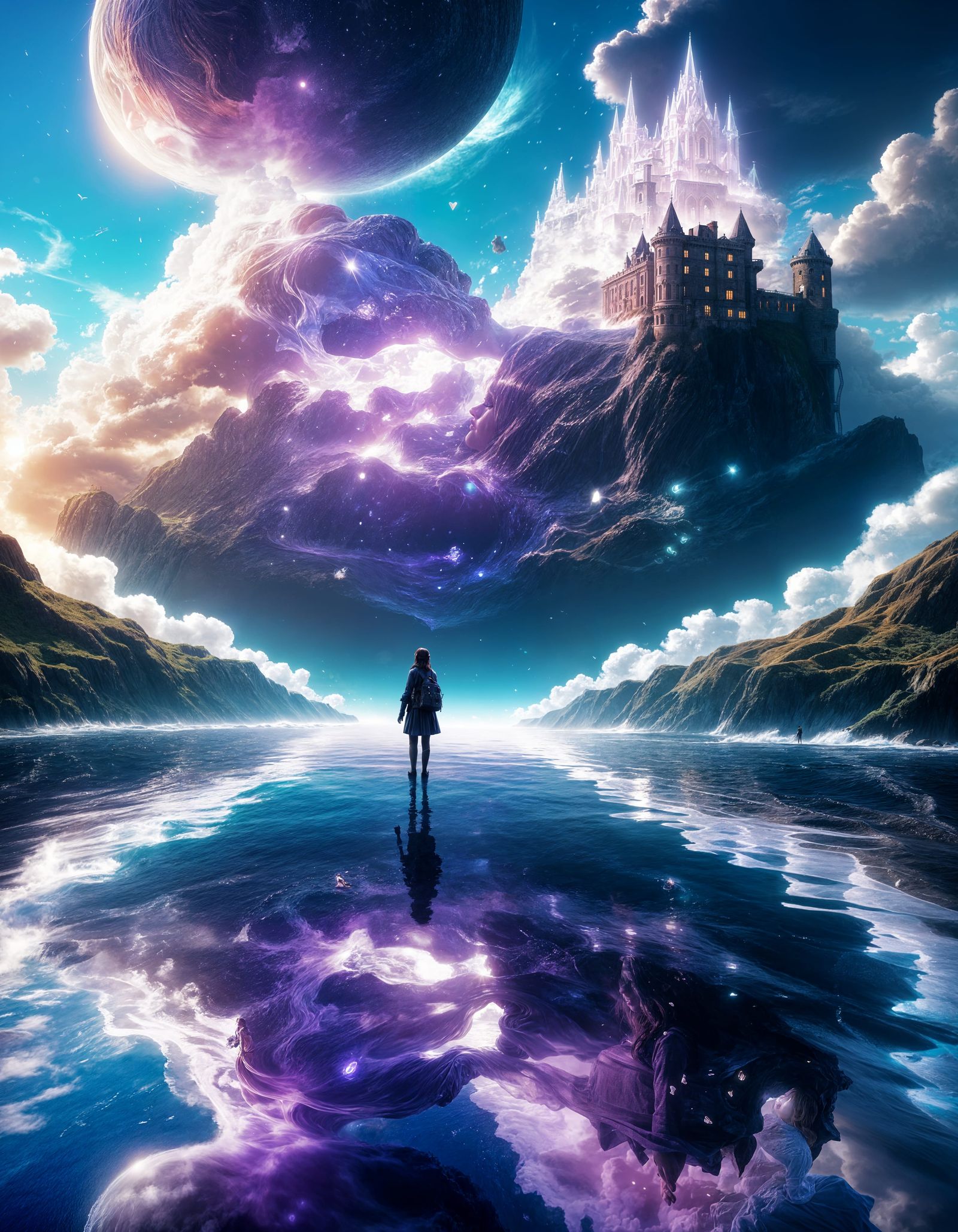 Surreal Oceanic Dreamscape in Soft Focus