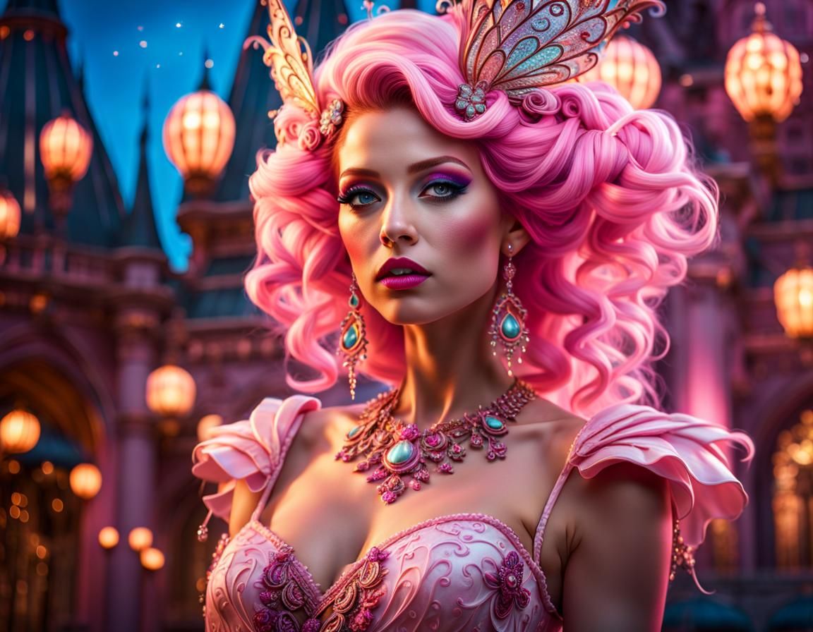 Beautiful Sugar Plum Fairy Fantasy Concept Art