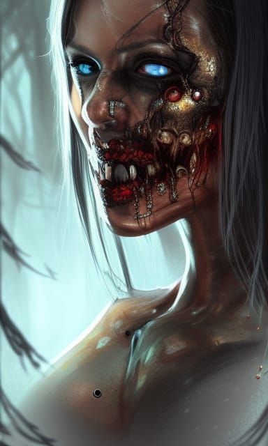 Cyborg Zombie Princess in Apocalyptic Sci-Fi Fairytale