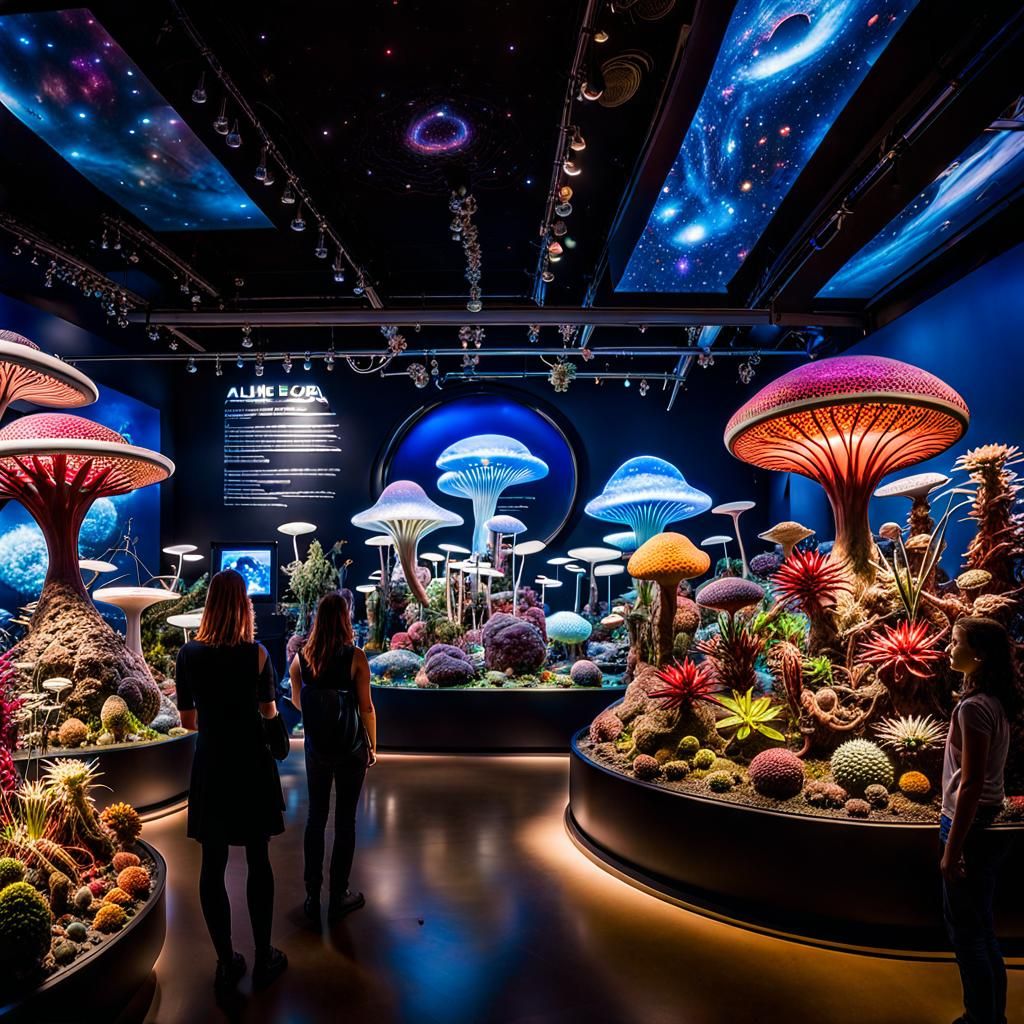 Alien Flora Display at Museum of Interesting Things