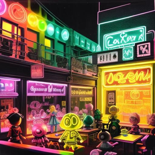 Surreal Rayograph with Rainbow Fairy in Double Exposure