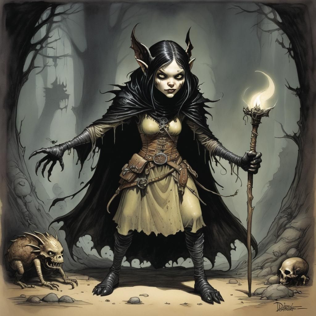 Grimdark Fantasy Illustration