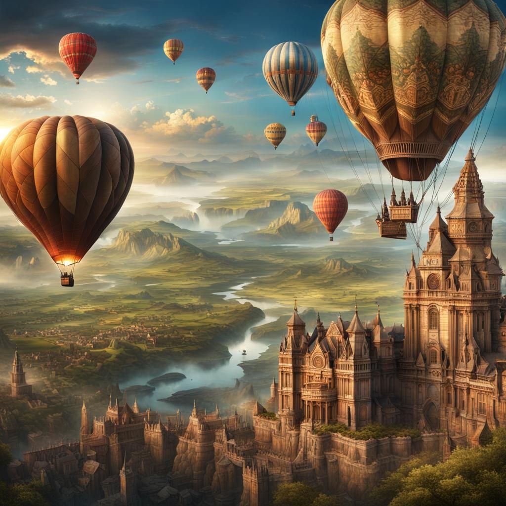 Around the World in 80 Days: Hot Air Balloon