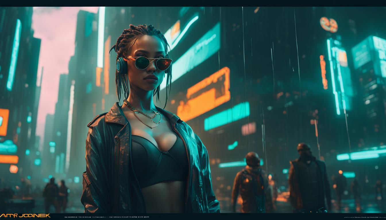 Cyberpunk City Concept Art in 8K Resolution