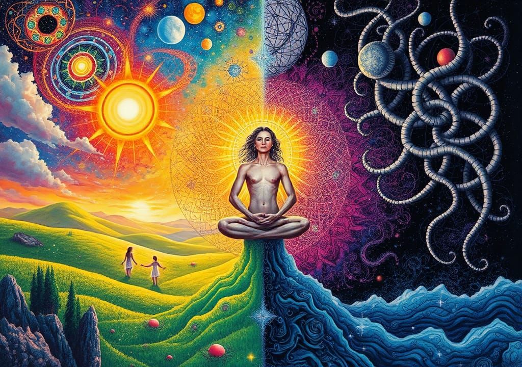 Cosmic Being at Nexus of Vibrant Multiverse