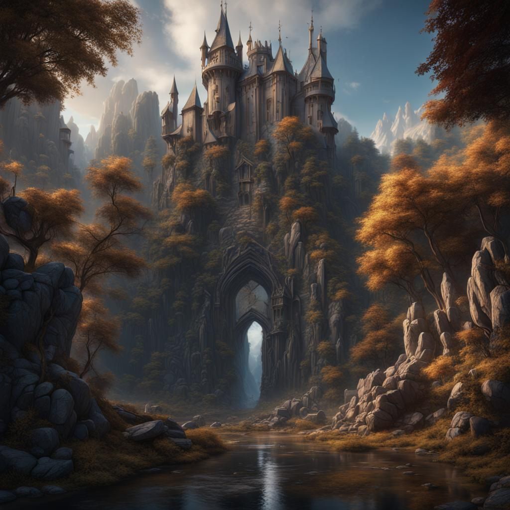 Fantastical Narnia Concept Art in Deep Color