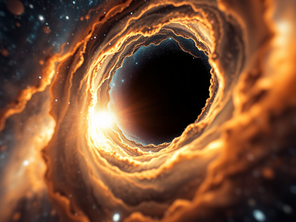Hyperrealistic Black Hole Portrait in Ultra High Definition