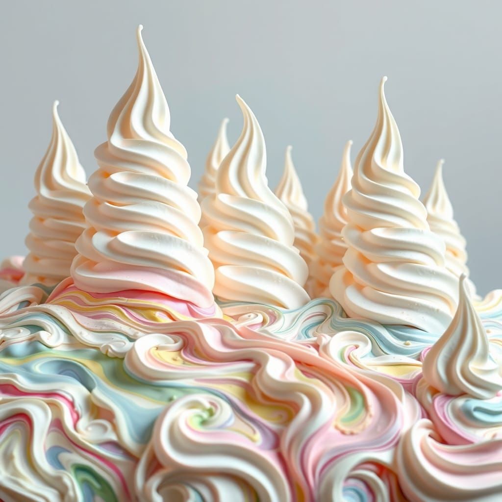 Ice Cream Dreamscape: A Surrealist Landscape