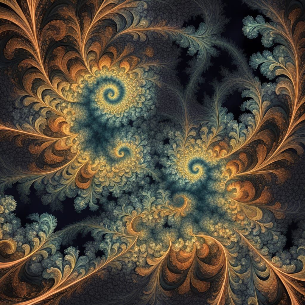 Mandelbrot Fractal in Vibrant Color