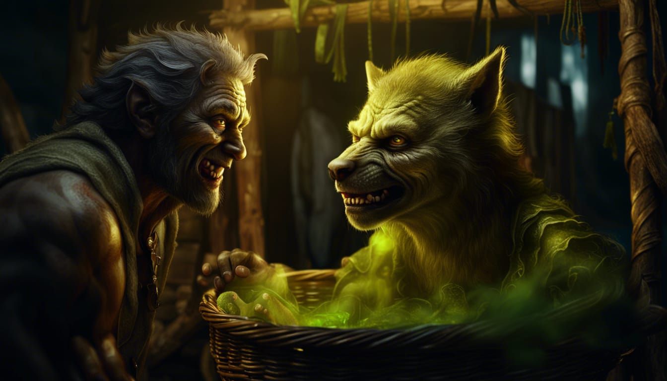 Werewolf Reflection: A Photorealistic Transformation