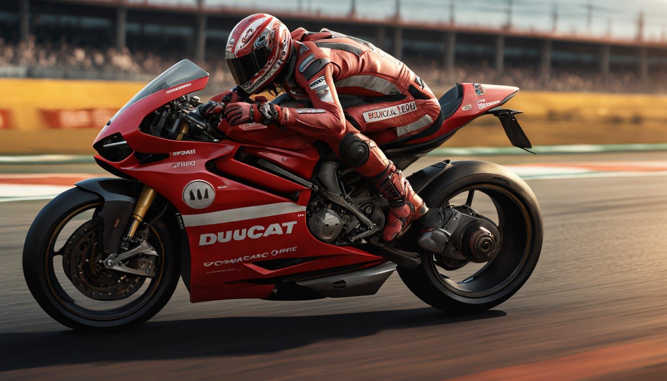 Ducati MotoGP Concept Art in Umbrella Corp Livery