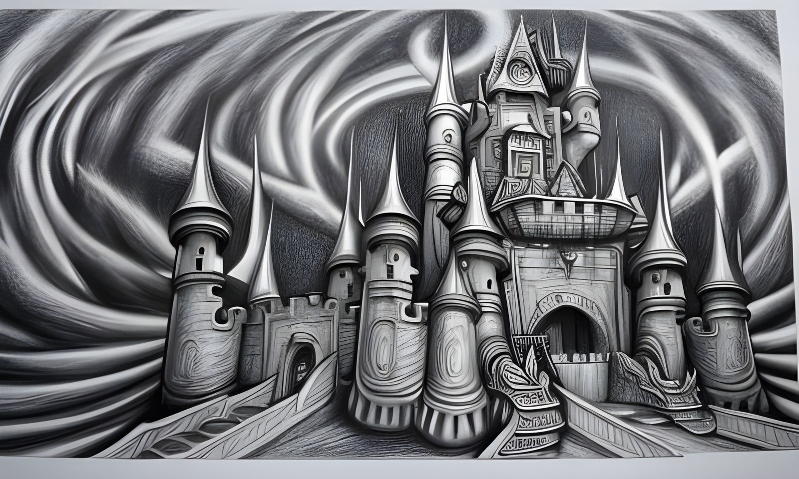 Hyper-detaileed Whimsical Castle 3