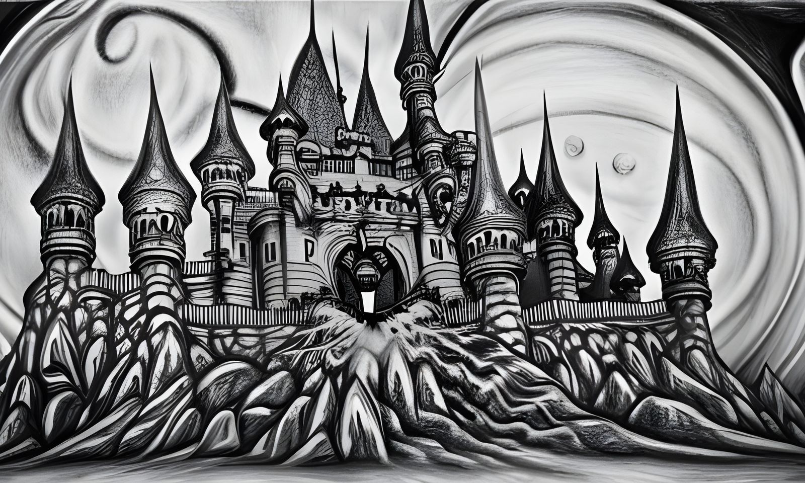 Hyper-detaileed Whimsical Castle 4