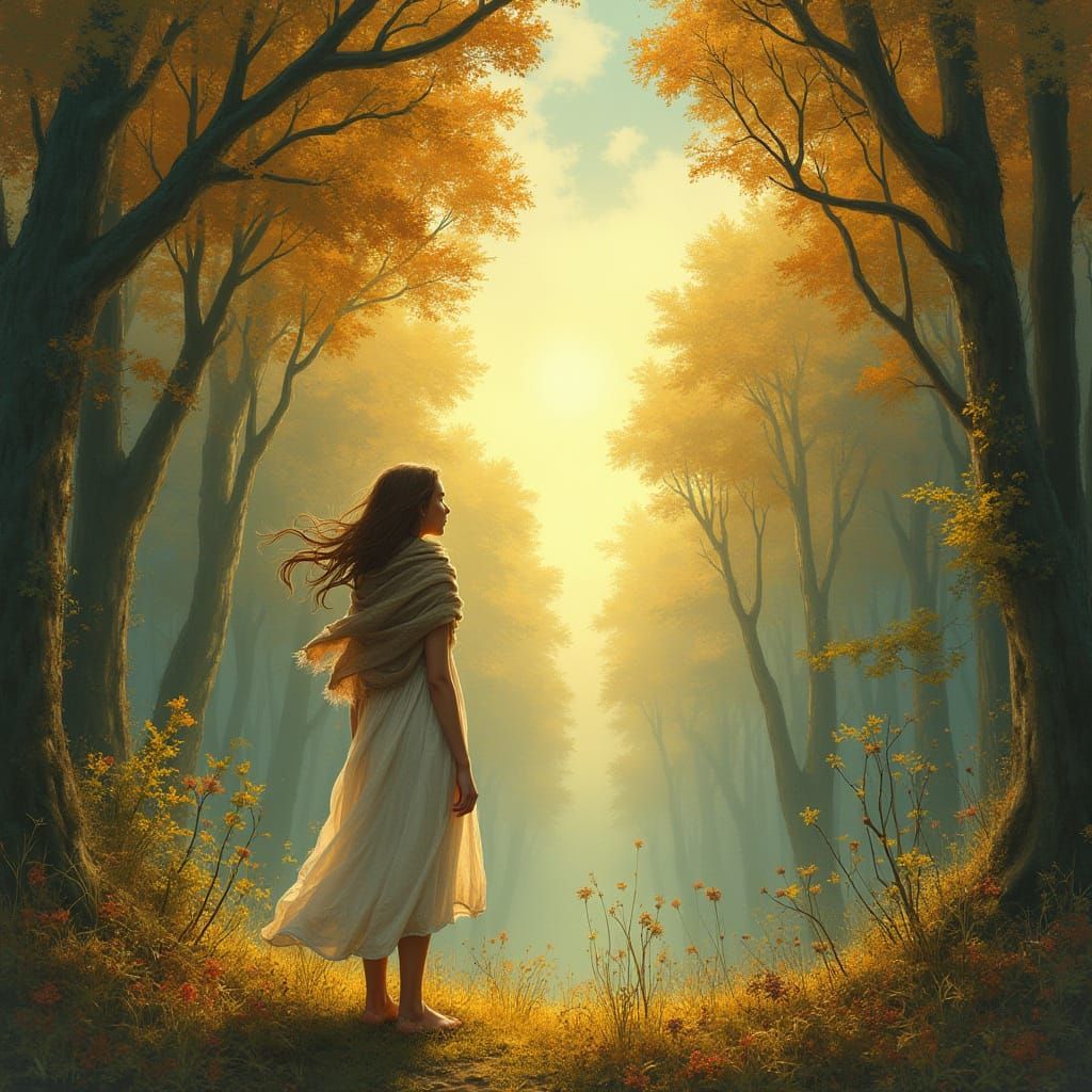 Elira at the Edge of Ancient Forest