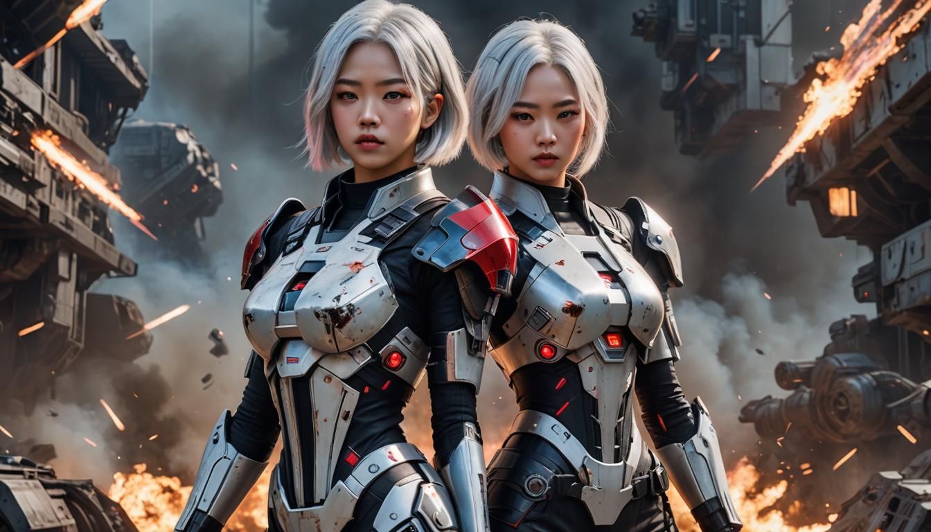 Sci-Fi Action: Korean Idol in Mass Effect Armor
