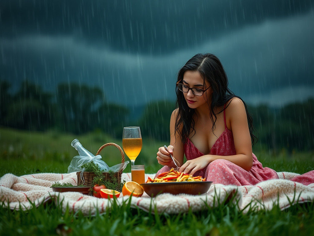 Rainy Picnic Date Disaster: Soaked and Miserable