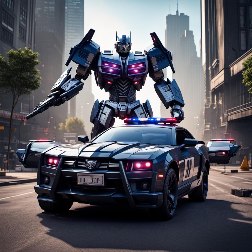 transformers decepticon police car