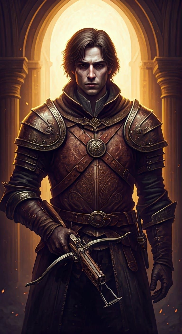 Tired Nobleman Rogue in Art Nouveau Style