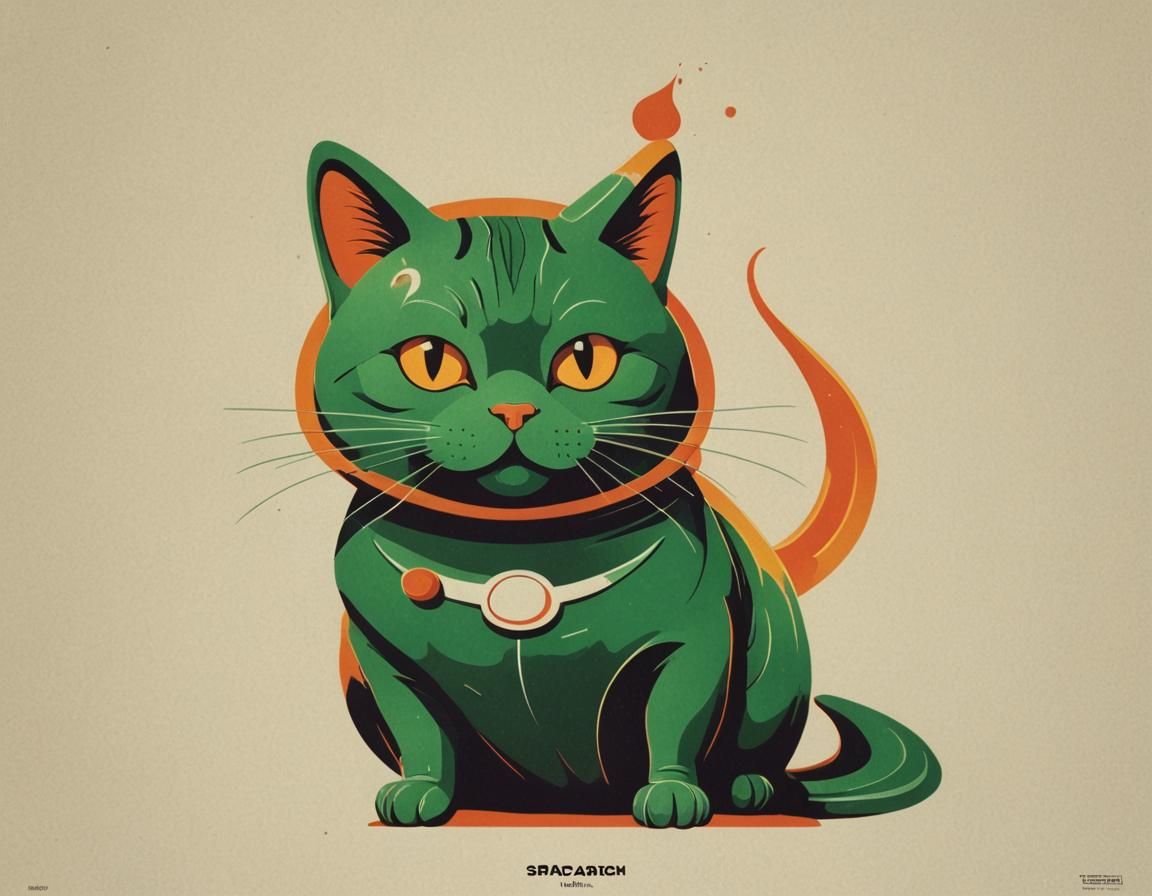 fiery portrait of our wholesome hero, the Abstract Minimalis...